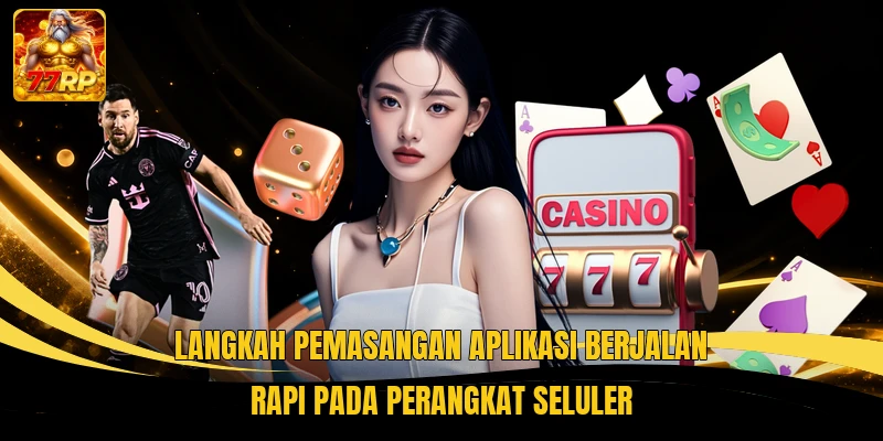 Langkah pemasangan aplikasi berjalan rapi pada perangkat seluler