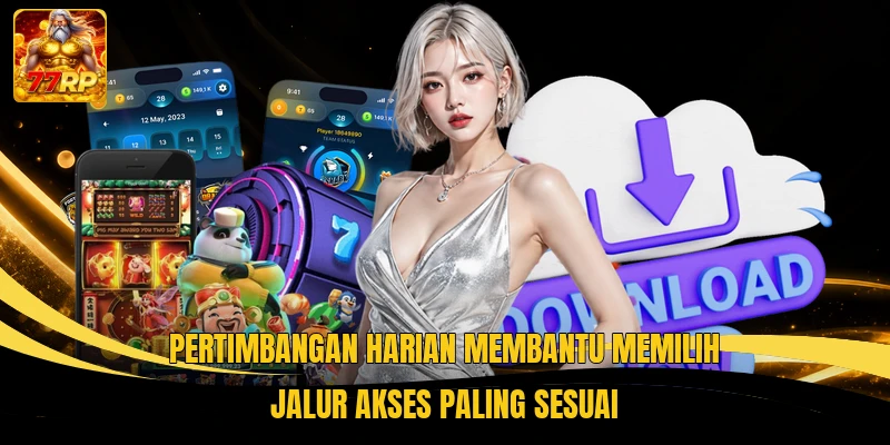 Pertimbangan harian membantu memilih jalur akses paling sesuai